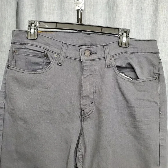 Levi Strauss & Co 511 W34 L30 Men's Gray Jeans - Picture 2 of 5